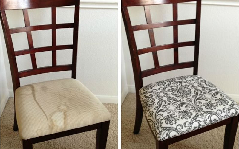 recovered dining chairs